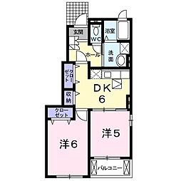 間取図画像 2DK