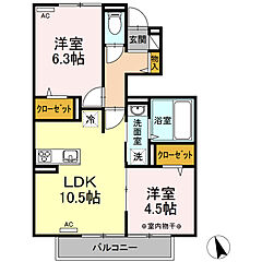 物件の間取り
