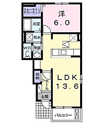 間取図画像 1LDK
