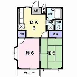 間取図画像 2DK