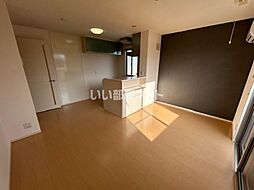 京阪交野線 交野市駅 徒歩12分の賃貸アパート 3階2LDKのリビング/ダイニング