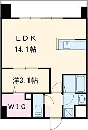 クロノス39京町本丁 1LDKの間取図画像