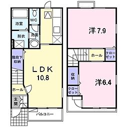 ブリーゼ 2LDKの間取図画像