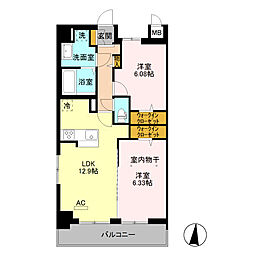 Esperanza 2LDKの間取図画像
