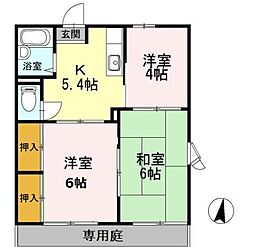 ルミネハイツ 1階3Kの間取り