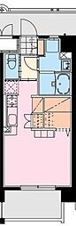 ルオーゴ 3階ワンルームの間取り
