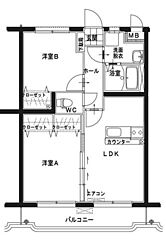 物件の間取り