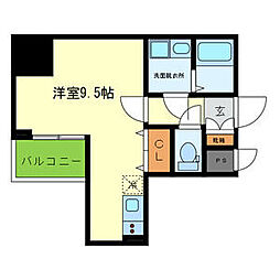 Y&Rinoレジデンス ワンルームの間取図画像