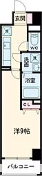 ZENITH 1Kの間取図画像