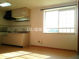 サン・ガ−デン 203 2階2DKのリビング/ダイニング