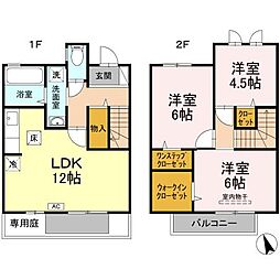 ロイヤル・メゾン　A棟 1階3LDKの間取り