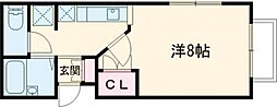 エクセレント南吉成五番館 1Kの間取図画像
