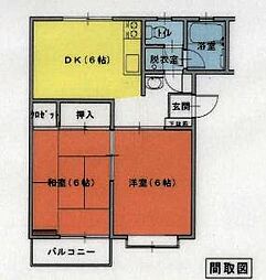 間取図画像 2DK