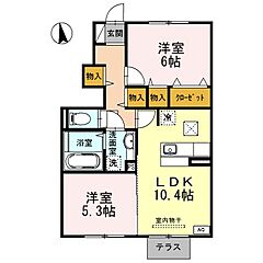 物件の間取り