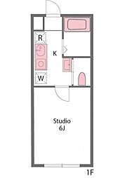 CLAIUS（クレイウス） 1階1Kの間取り