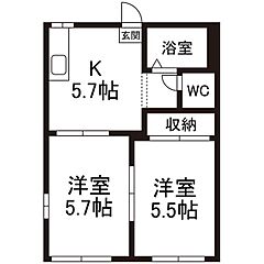 物件の間取り