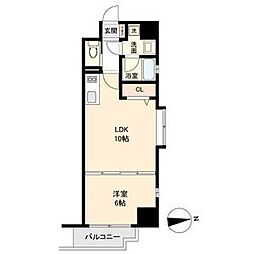 HF名駅北レジデンスEAST 1LDKの間取図画像