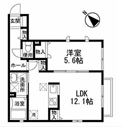 Casafelice 1LDKの間取図画像