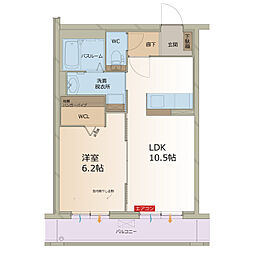 間取図画像 1LDK