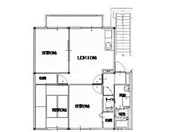 メルベーユハイツ 3LDKの間取図画像