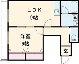 ハレアカラ 1LDKの間取図画像