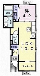 間取図画像 1LDK