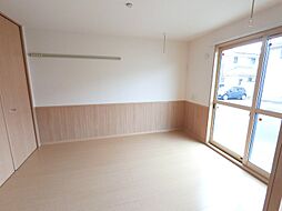 JR両毛線 佐野駅 バス15分 イオン佐野店下車 徒歩6分の賃貸アパート 1階2LDKのリビング/ダイニング