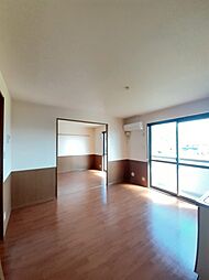 セジュール新市　B棟 B201 2階2DKのリビング/ダイニング