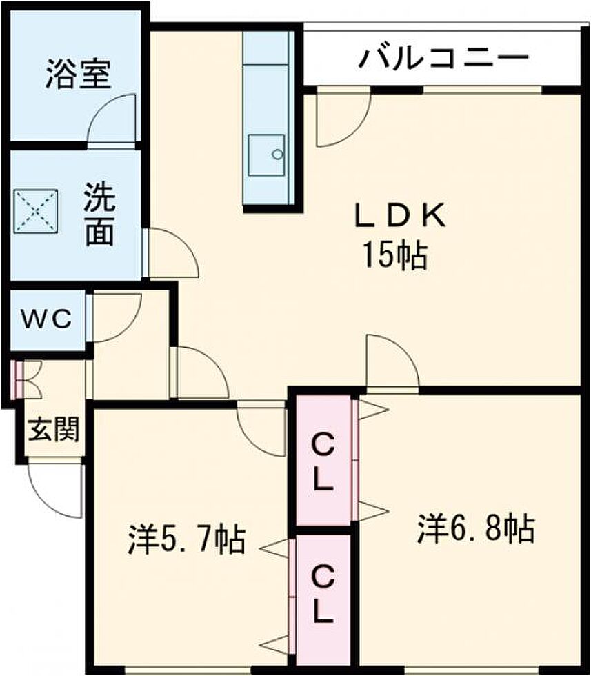 ホームズ でお部屋探し Victoria V 4階 405 2ldk 賃料6 8万円 53 賃貸マンション住宅情報 物件番号 取扱い不動産会社 大東建託リーシング株式会社 千歳店
