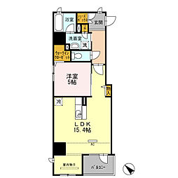 CENTRALCOARTU 1LDKの間取図画像