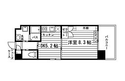 S-FORT大分駅前 1DKの間取図画像