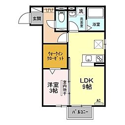間取図画像 1LDK