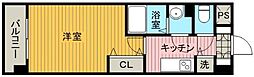 メゾン・ド・ヴィレ千葉中央 1Kの間取図画像