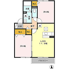 物件の間取り