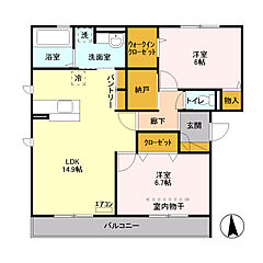 物件の間取り