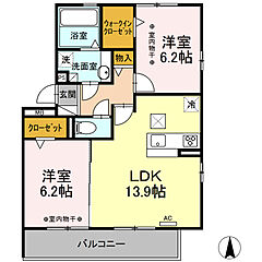 物件の間取り