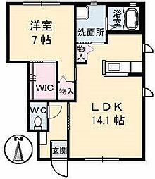 間取図画像 1LDK