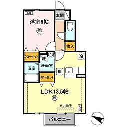 間取図画像 1LDK