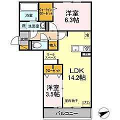 物件の間取り