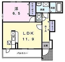 間取図画像 1LDK