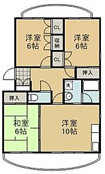 間取図画像 3LDK