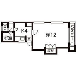 間取図画像 1DK