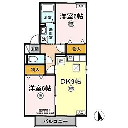 間取図画像 2DK