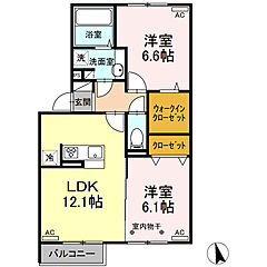 物件の間取り