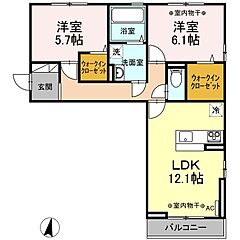 物件の間取り