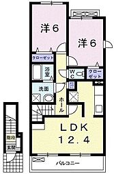 エミネント・グラン1 2LDKの間取図画像