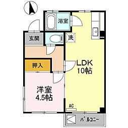 間取図画像 1LDK