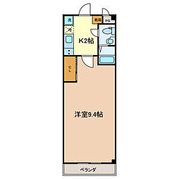 メゾンドサンティエ 1Kの間取図画像