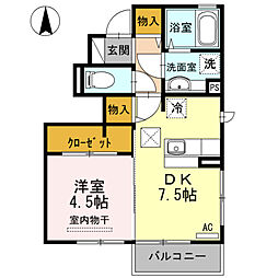 ハイツ・プルミエ5 1DKの間取図画像