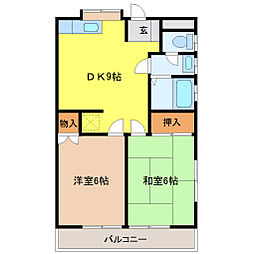 間取図画像 2DK